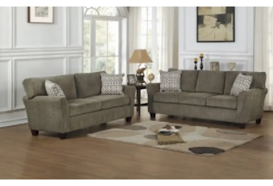 Alain 2-Piece Sofa Set by Homelegance at A1 Furniture & Mattress
