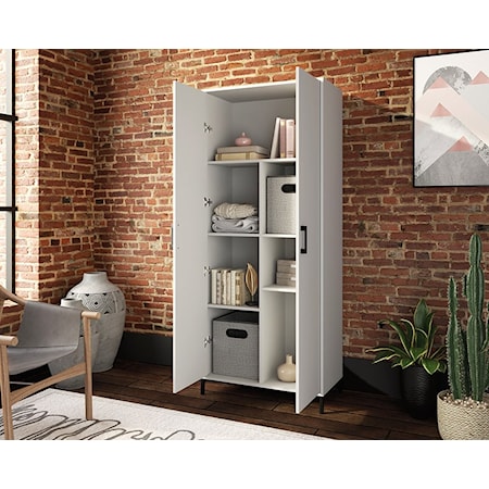 North Avenue Tall 2-Door Storage Cabinet