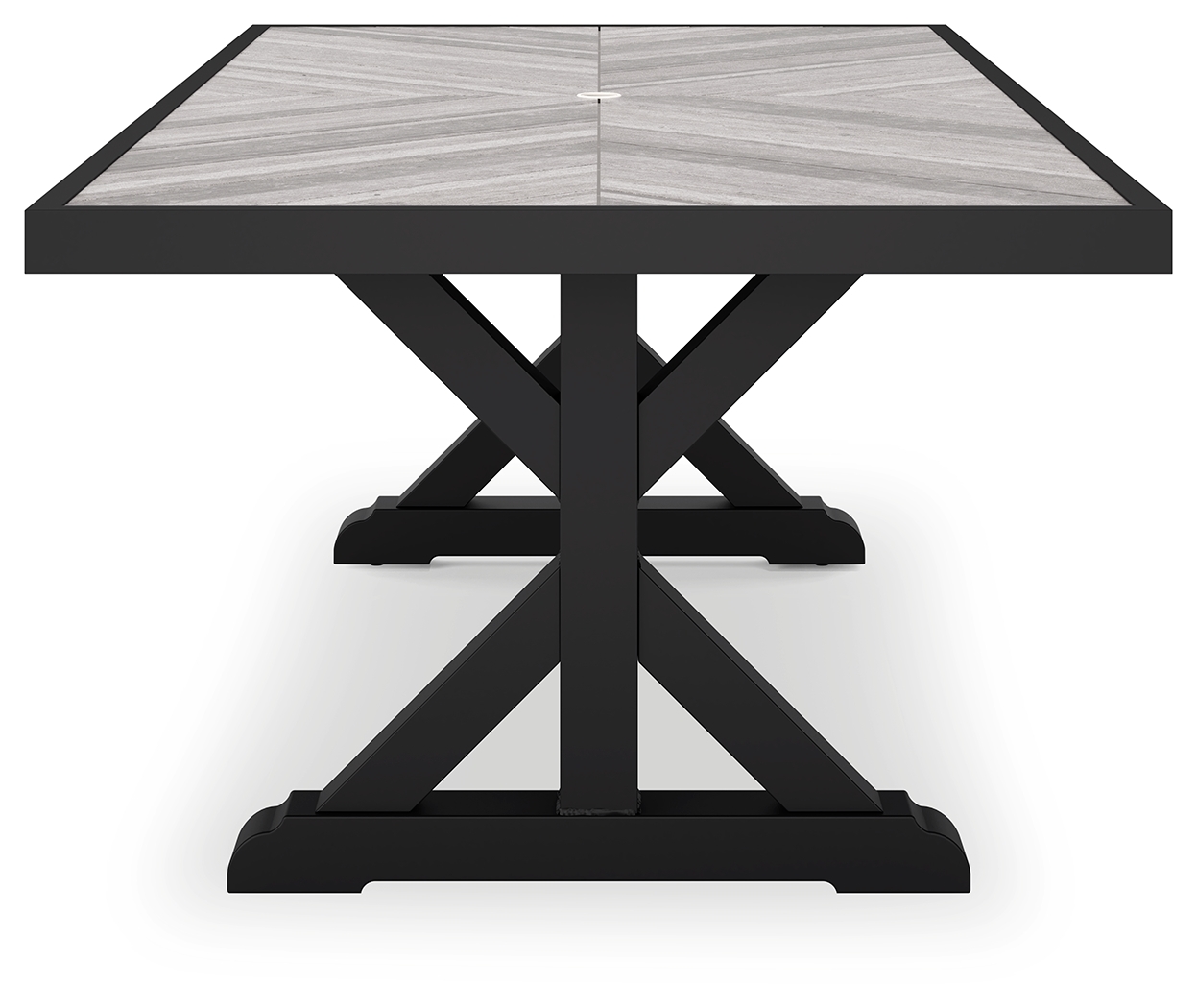 Signature Design by Ashley Beachcroft Rect Dining Table W/Umb Opt