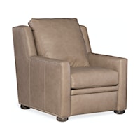 Transitional Power Recliner with Power Headrest