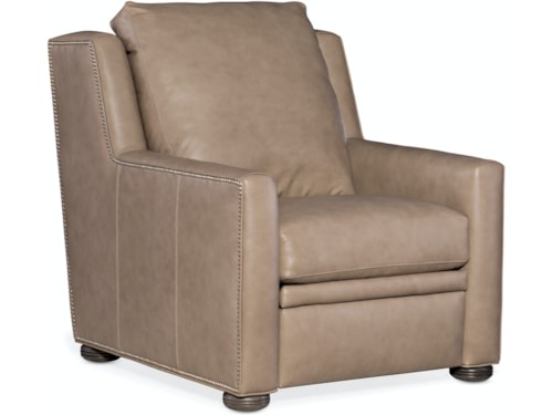 Transitional Power Recliner with Power Headrest