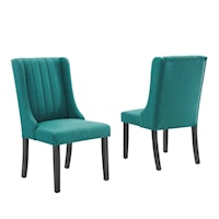 Parsons Fabric Dining Side Chairs - Set of 2