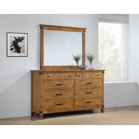 8-drawer Dresser w/ Mirror