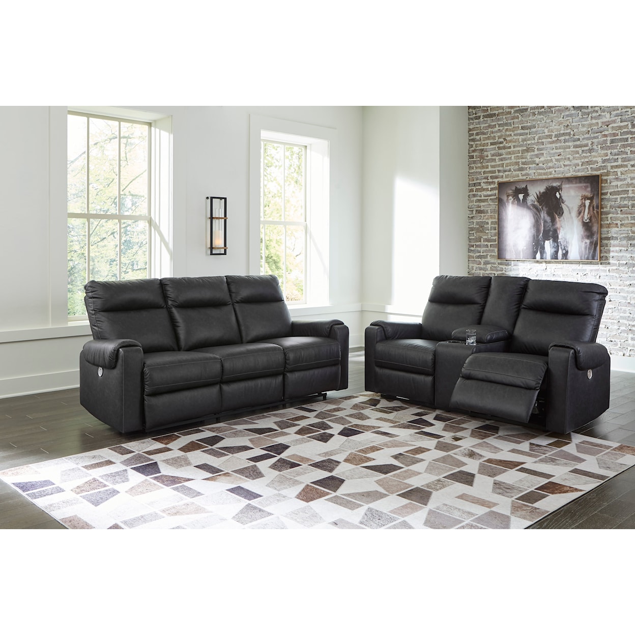 Ashley Signature Design Axtellton Living Room Set