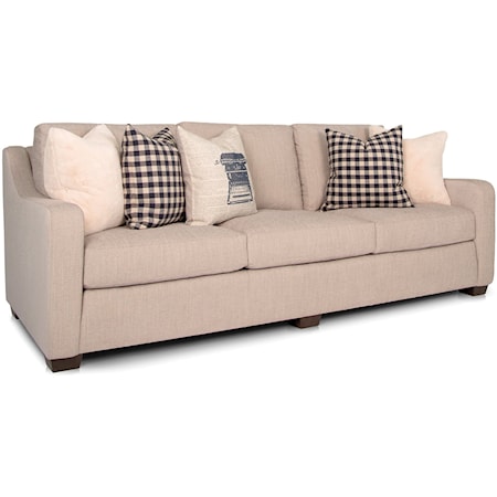 Customizable 102 Inch Sofa with Track Arms