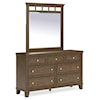 Ashley Shawbeck Dresser and Mirror