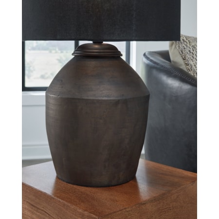 Terracotta Table Lamp