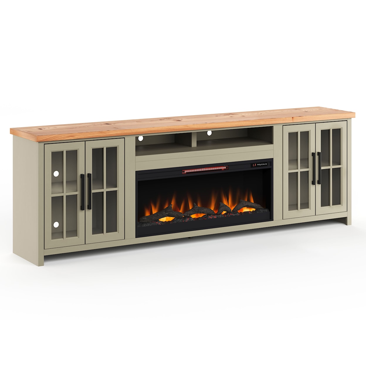 Legends Furniture Vineyard Fireplace Console