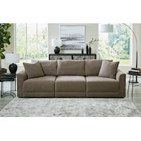 Contemporary 3-Piece Sectional Sofa