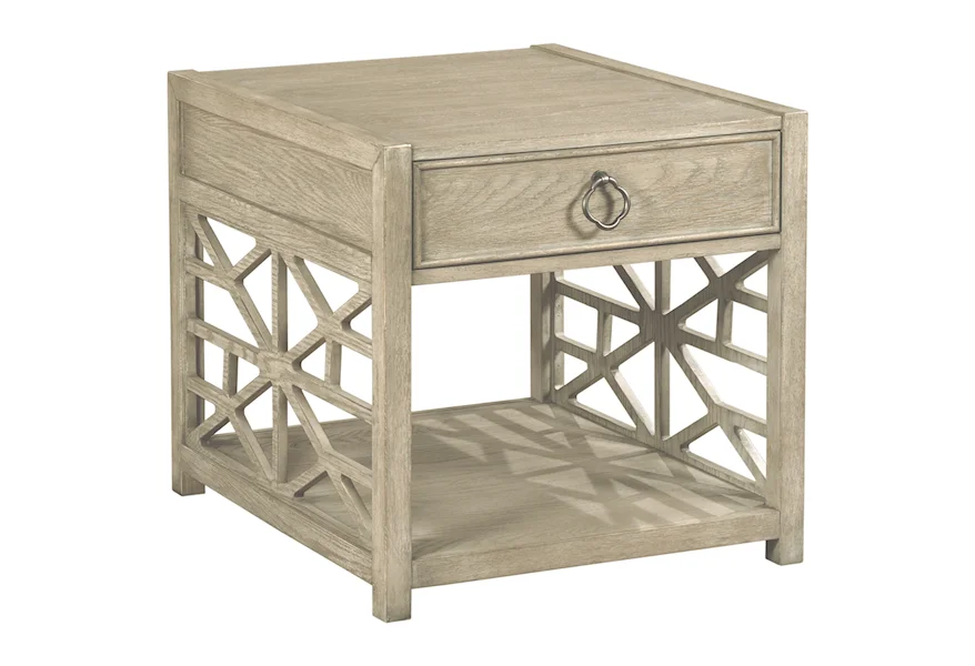Vista Biscane Drawer End Table by American Drew at Esprit Decor Home Furnishings