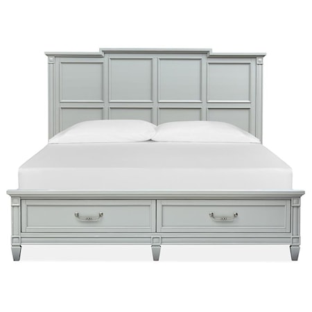 Complete King Panel Storage Bed