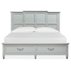 Magnussen Home Glenbrook Bedroom Complete King Panel Storage Bed