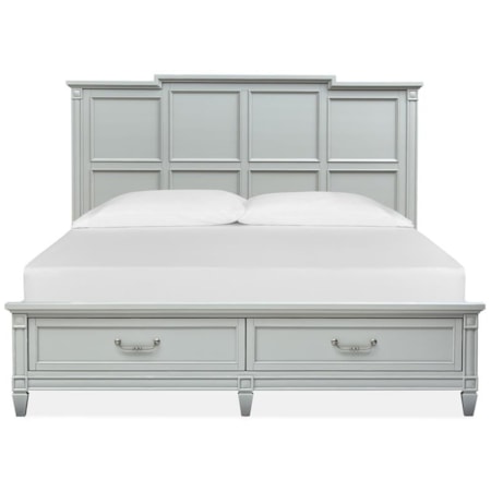 Complete King Panel Storage Bed