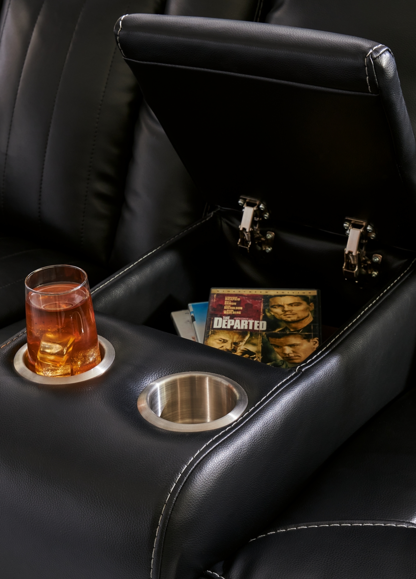 Signature Design by Ashley Caveman Den Power Reclining Loveseat With Console