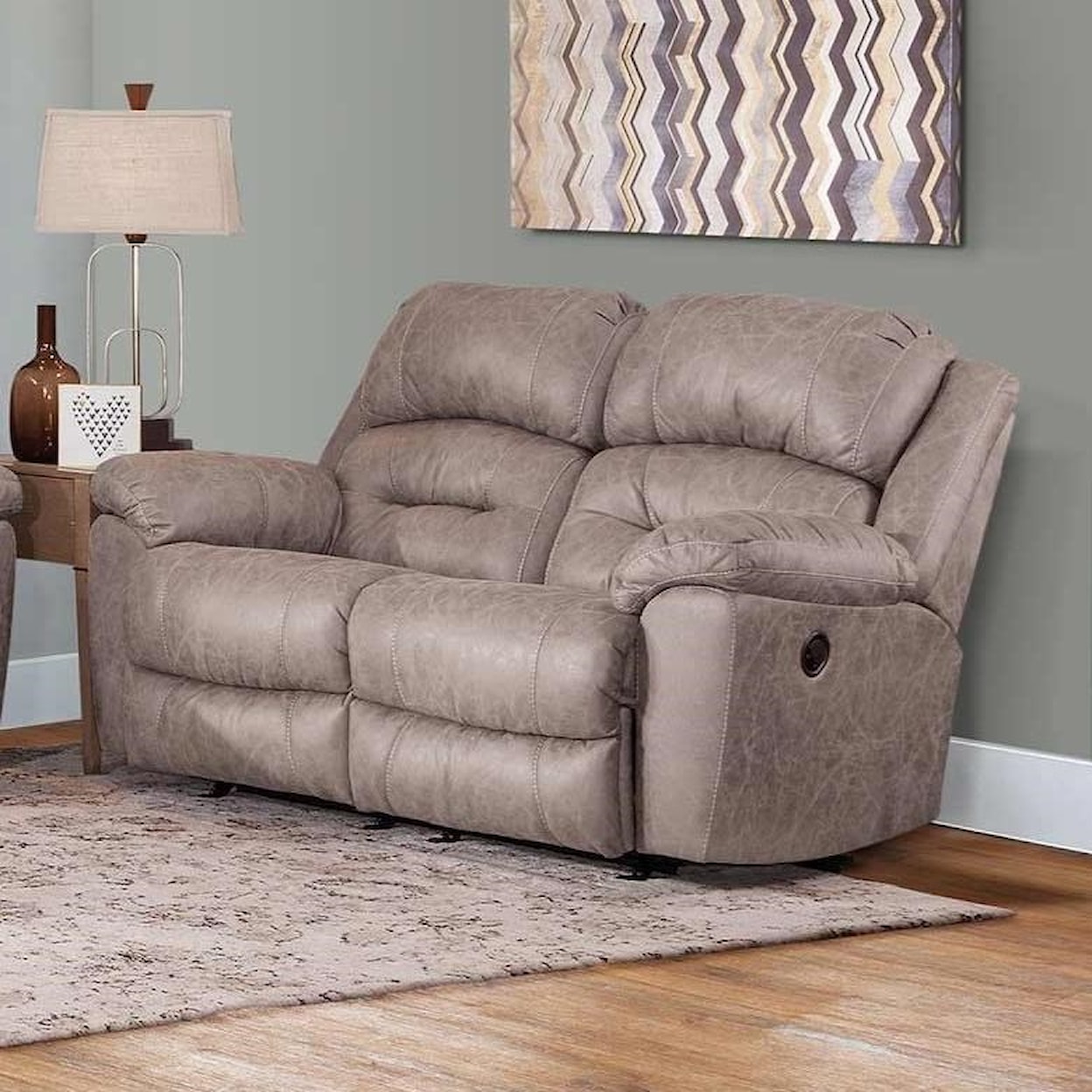 Franklin 773 Bellamy Manual Rocking Reclining Loveseat