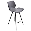 Armen Living Zurich 26" Counter Height Metal Barstool