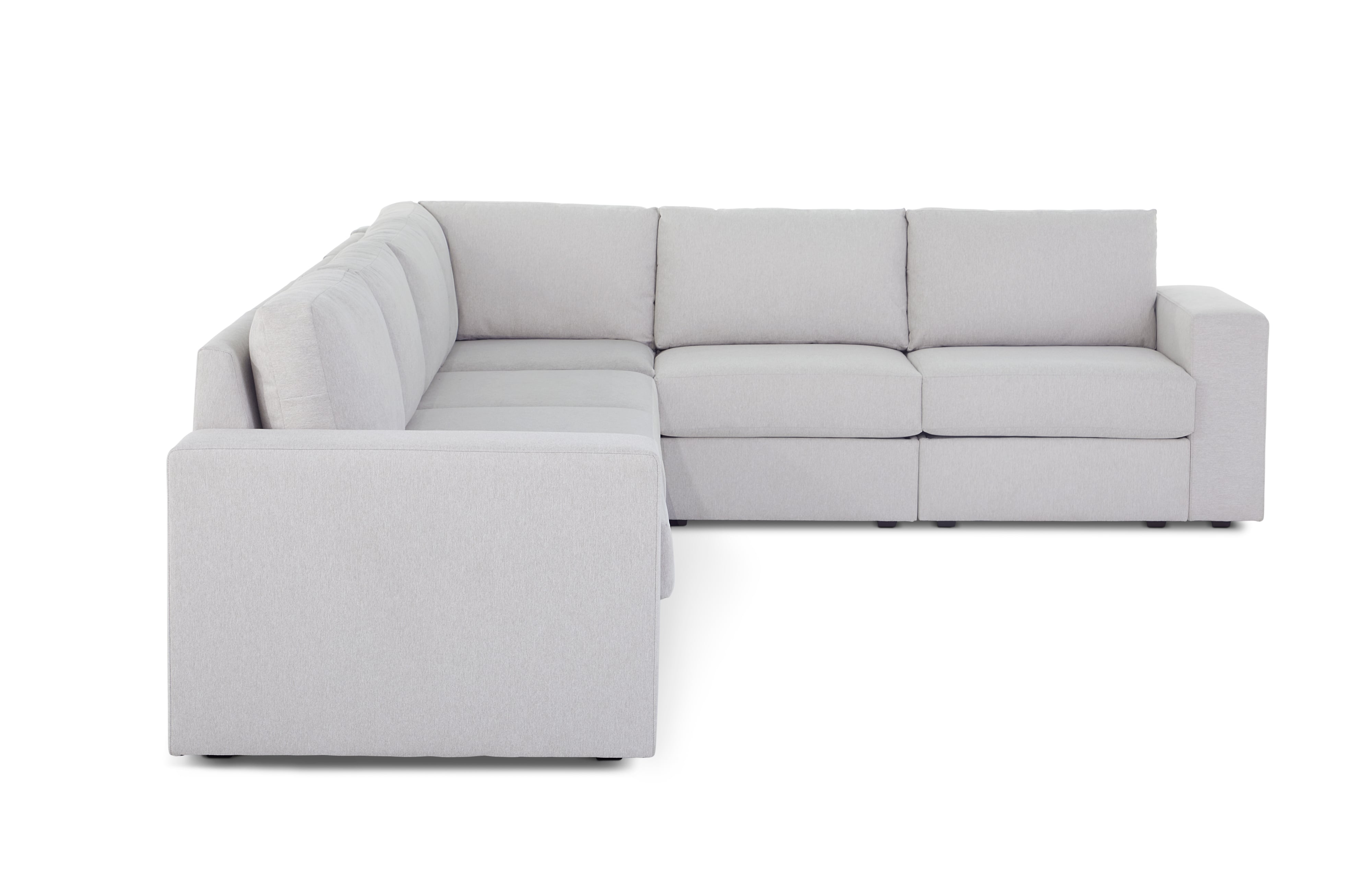 Standard-Arm 6-Seat Sectional Sofa