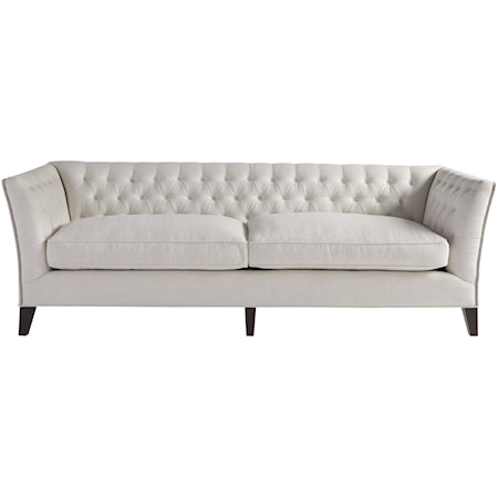 Transitional Duncan Sofa with Button Tufted Back