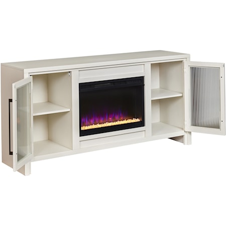 66&quot; Fireplace Console