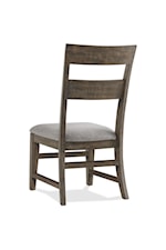 Riverside Furniture Bradford Rustic Traditional Chairside Table