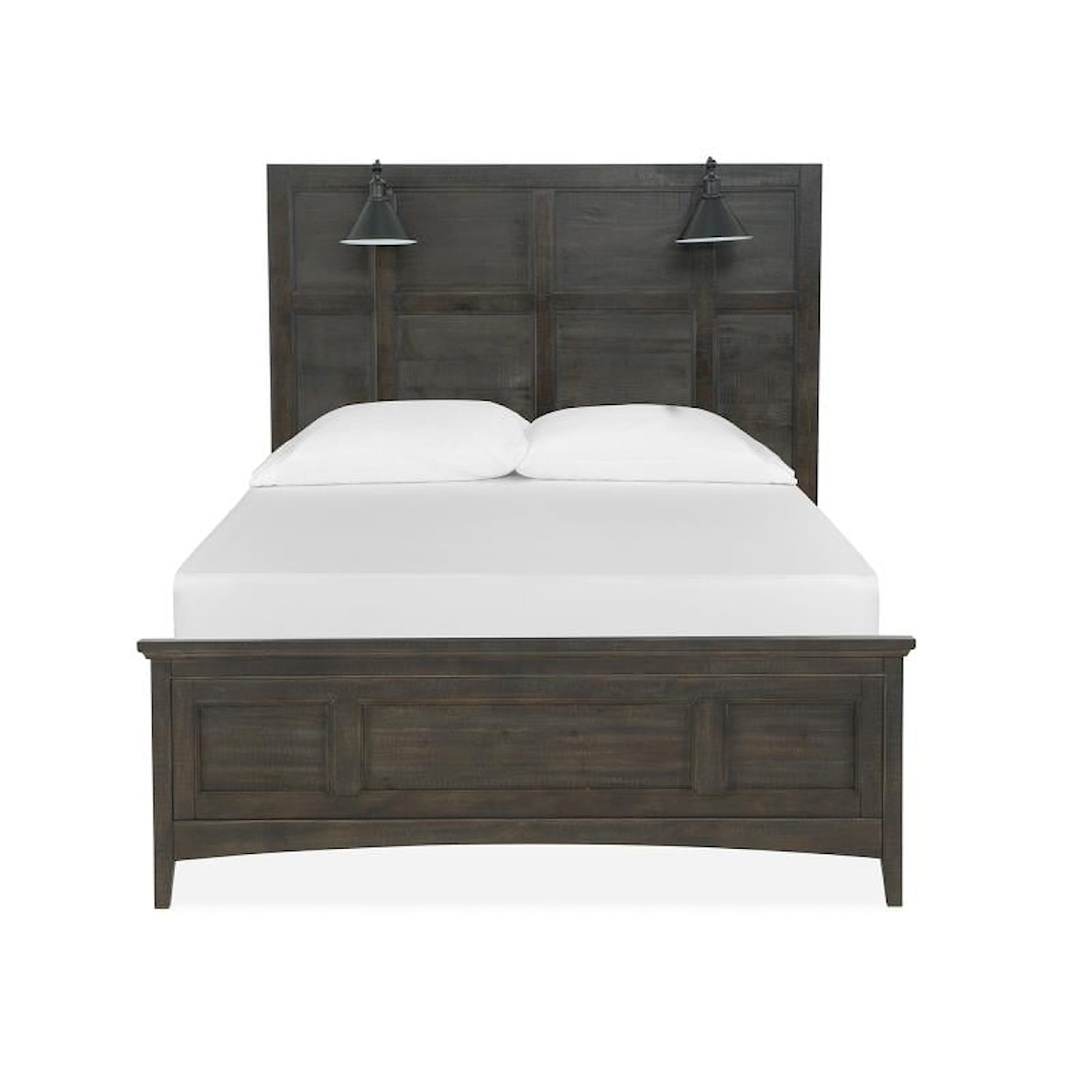 Magnussen Home Westley Falls Bedroom Queen Lamp Panel Bed