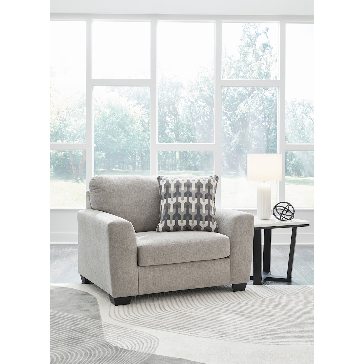 Signature Design Avenal Park Oversized Chair and Ottoman