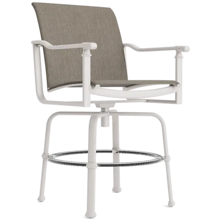 Sling Swivel Barstool w/Kickplate