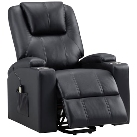 LIVSTRONG BLACK POWER LIFT CHAIR W/ | HEAT A