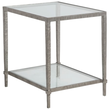 Claret Rectangular End Table