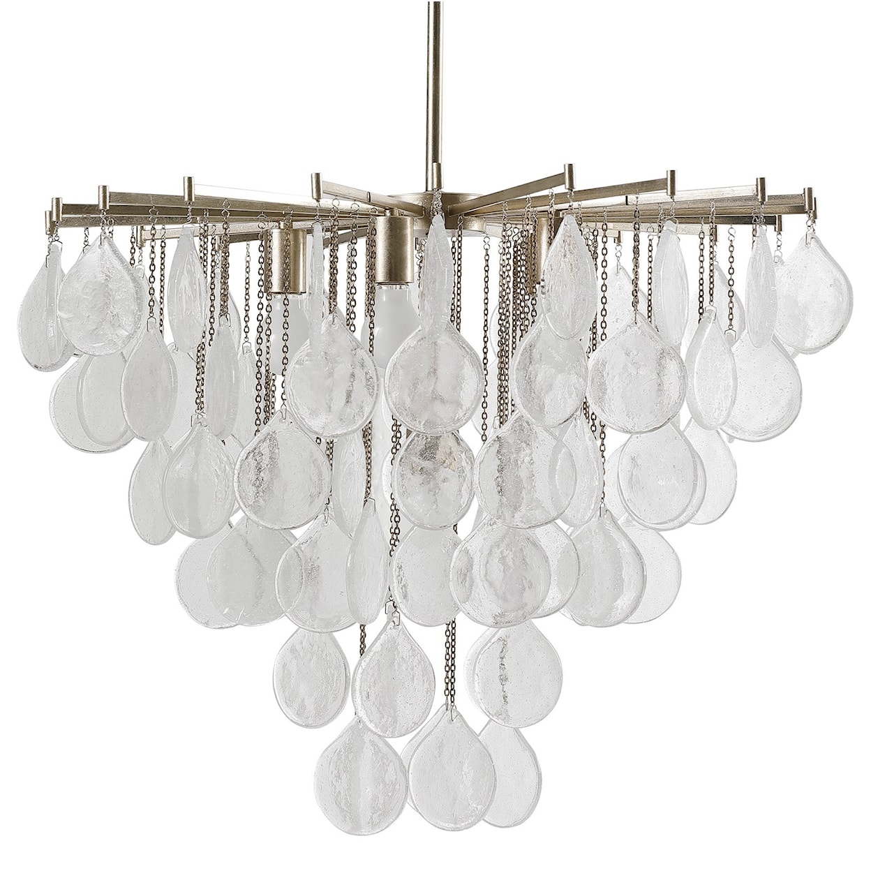 Uttermost Lighting Fixtures - Pendant Lights Goccia 6 Light Tear Drop Glass Pendant