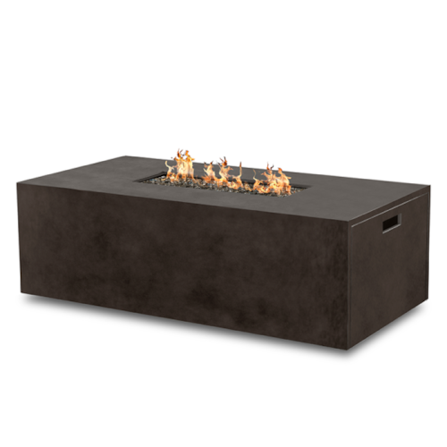 BELLINO 60" x 30" Fire Pit with Lid -  Iron
