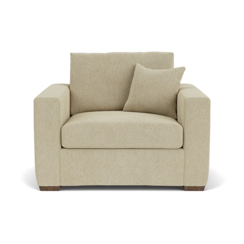 Casual Chair with Wide Track Arms