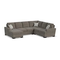 Casual Extra Large U-Shaped Sectional with LAF Chaise