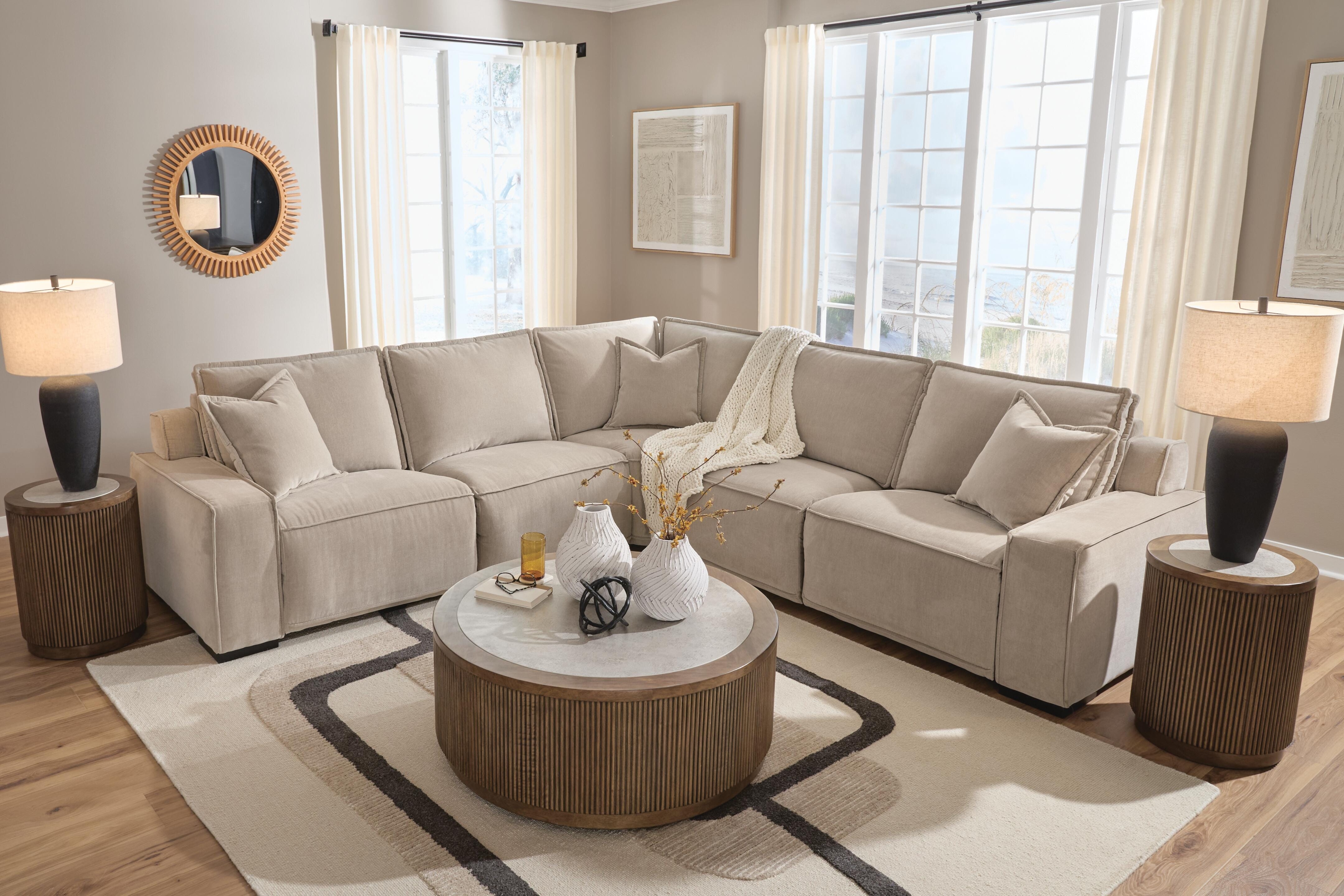 Ashley Carceri 5-piece Power Sectional Reclining Sofa
