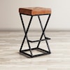 Jofran Global Archive Leather Stool