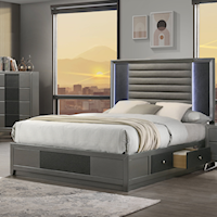Contemporary King Bed Frame