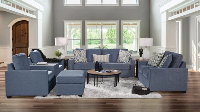 2-Throw Pillow Loveseat