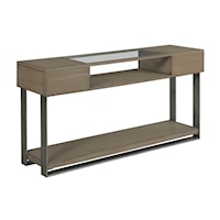 Contemporary Sofa Console with Drawers