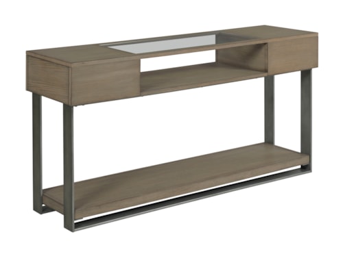 Contemporary Sofa Console with Drawers