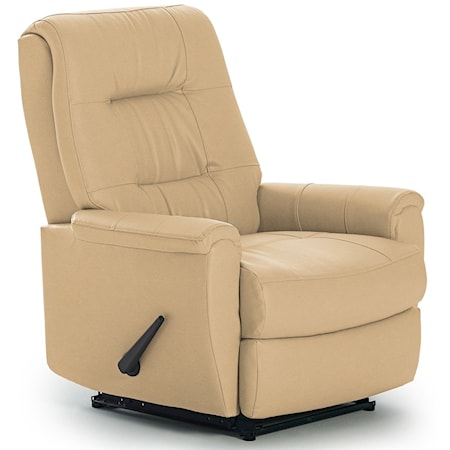 Felicia Rocker Recliner with Button-Tufted Back