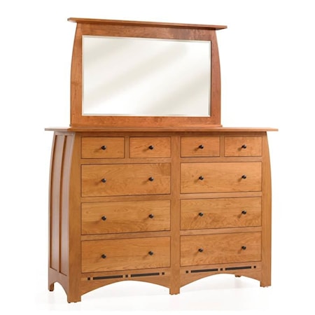 10-Drawer High Dresser