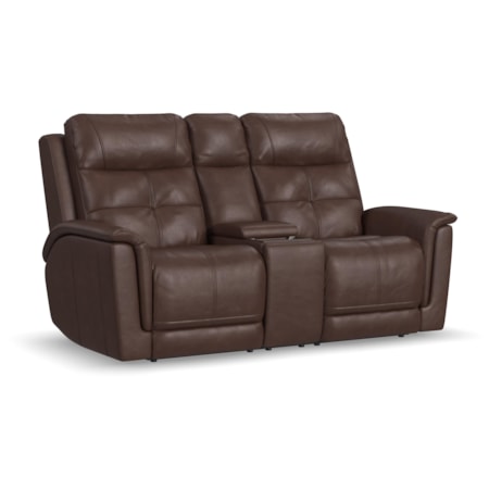 Power Reclining Loveseat with Console
