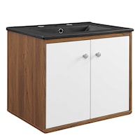 24" Wall-Mount Bathroom Vanity