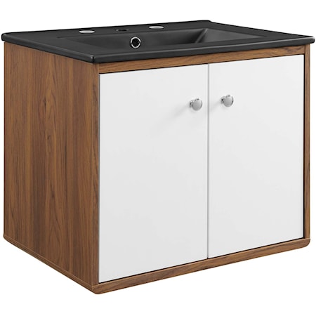 24" Wall-Mount Bathroom Vanity