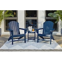 2 Adirondack Chairs and End Table Set