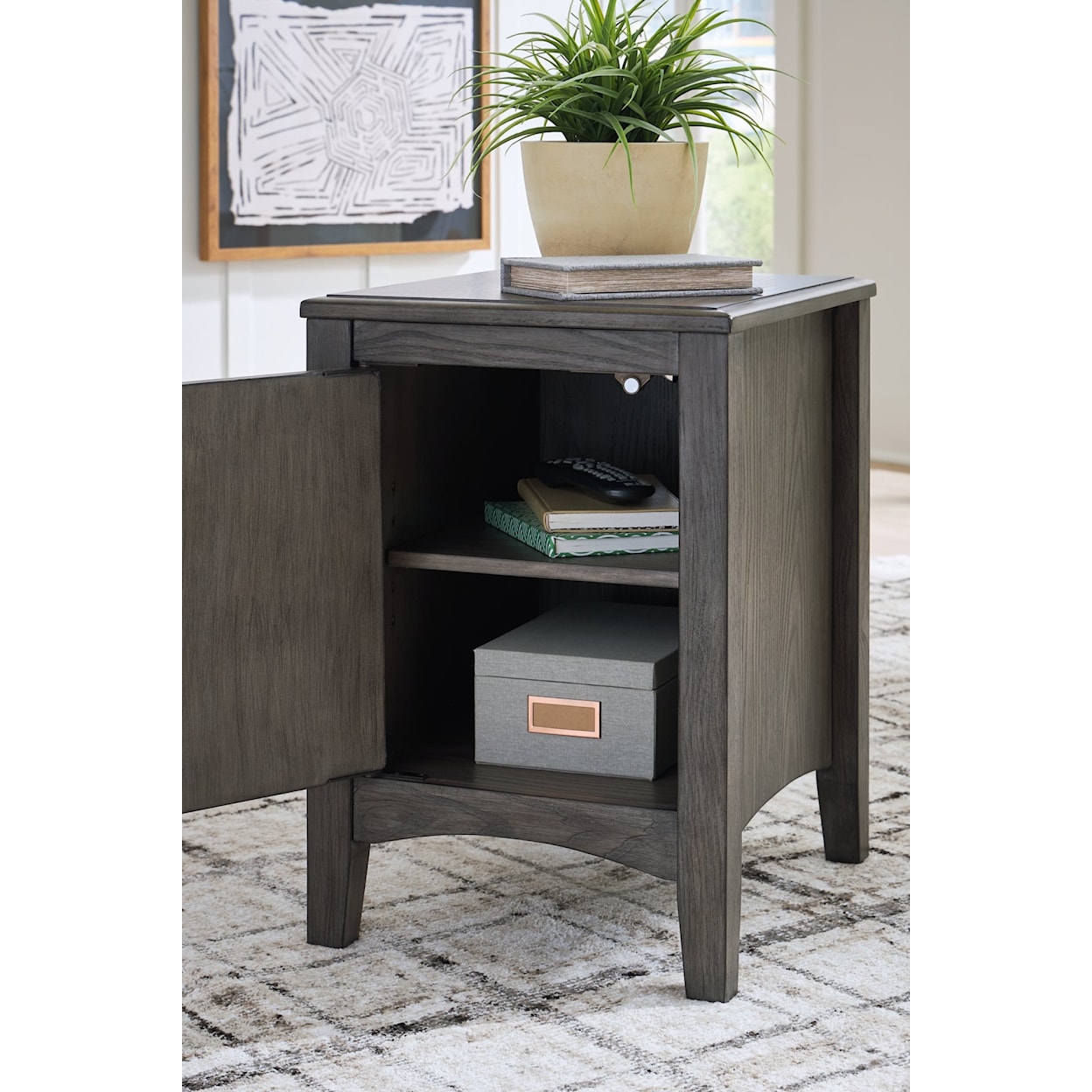 Benchcraft Montillan Chairside End Table