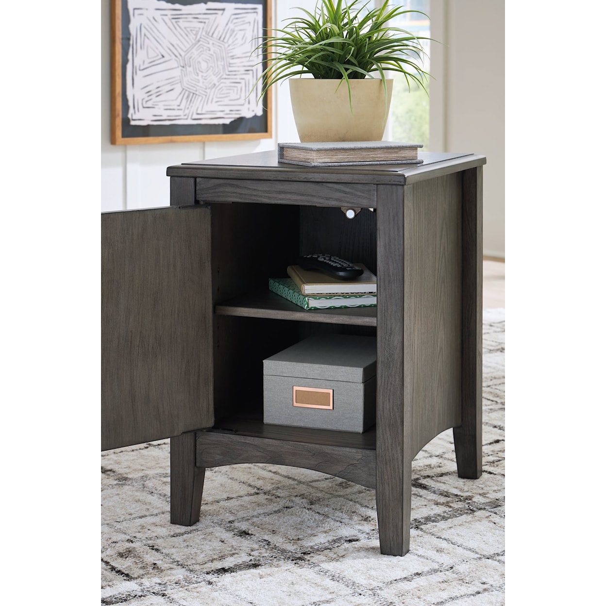 Signature Design by Ashley Furniture Montillan Chairside End Table