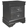 Global Furniture Pompei 2-Drawer Nightstand