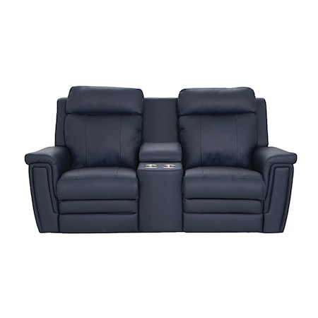 Asher Power Reclining Console Loveseat