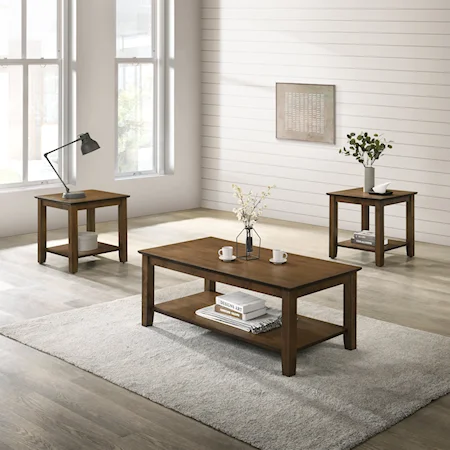 Contemporary 3-Piece Occasional Set